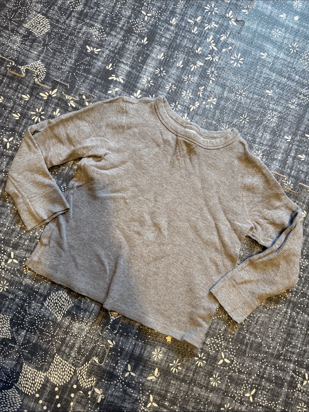 Hanna 6-7 Gray Waffle